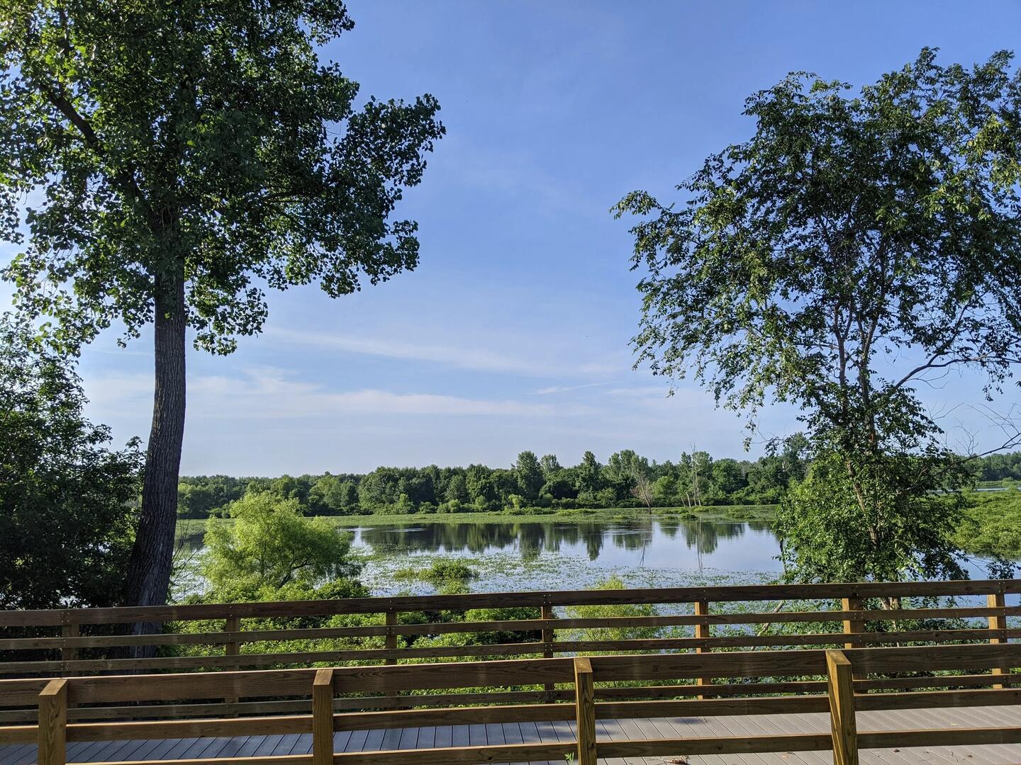 Wabashiki Trail near Lazy L Lake Campground